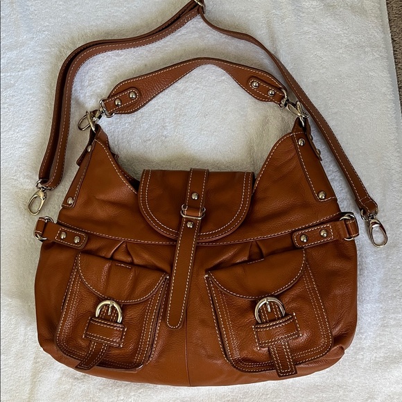Barr + Barr New York woman.beg Handbags - Chic Tan Leather Shoulder Bag